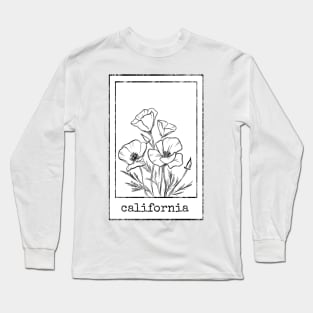 California Poppy Long Sleeve T-Shirt